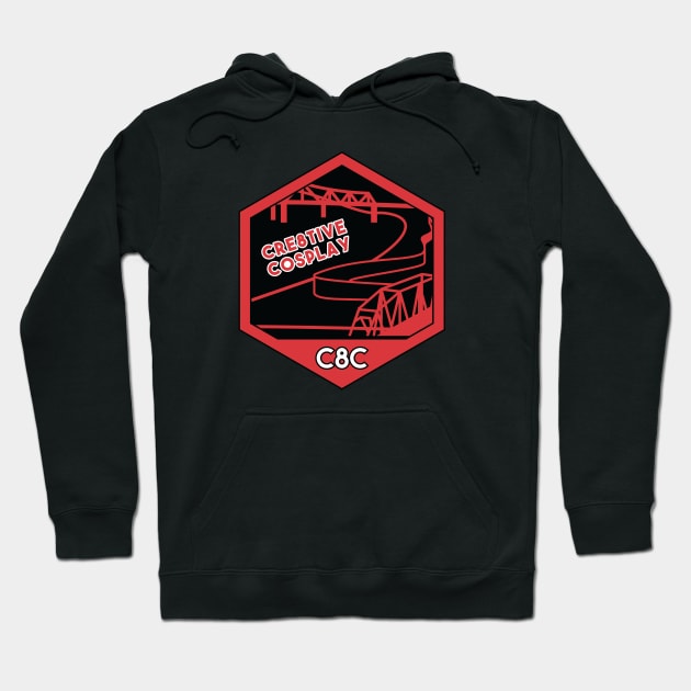 Bustin' Hunger C8Cosplay Logo Hoodie by C8Cosplay